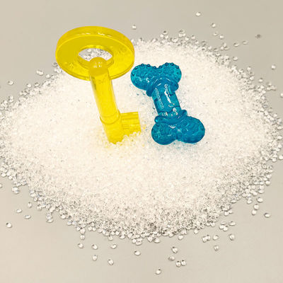 উচ্চ স্বচ্ছ টিপিইউ পোষা প্রাণী খেলনা প্রায় 5-6 মিমি স্বচ্ছতা, ভাল রিবাউন্ড, চমৎকার দৃঢ়তা